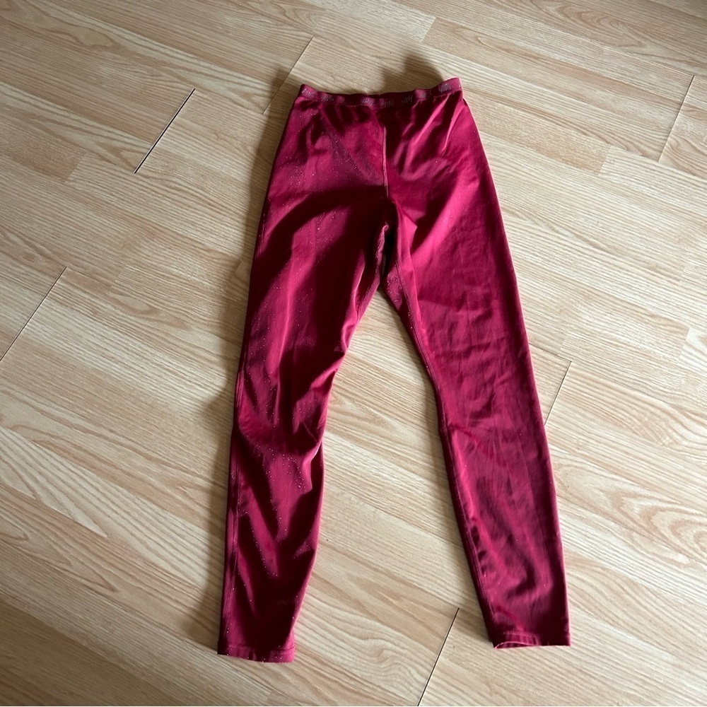 YITTY Red Spotlight Shaping Ruched Leggings Small